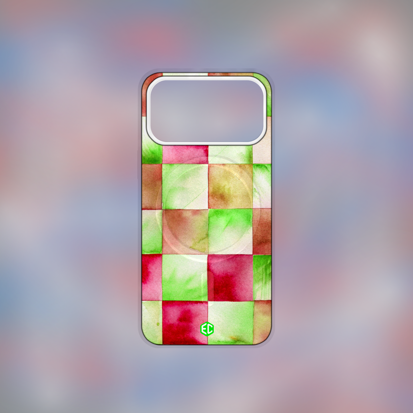 Water Color Check – Watermelon