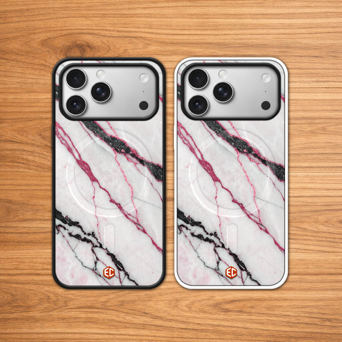 Cracked Marble – Pink Pulse