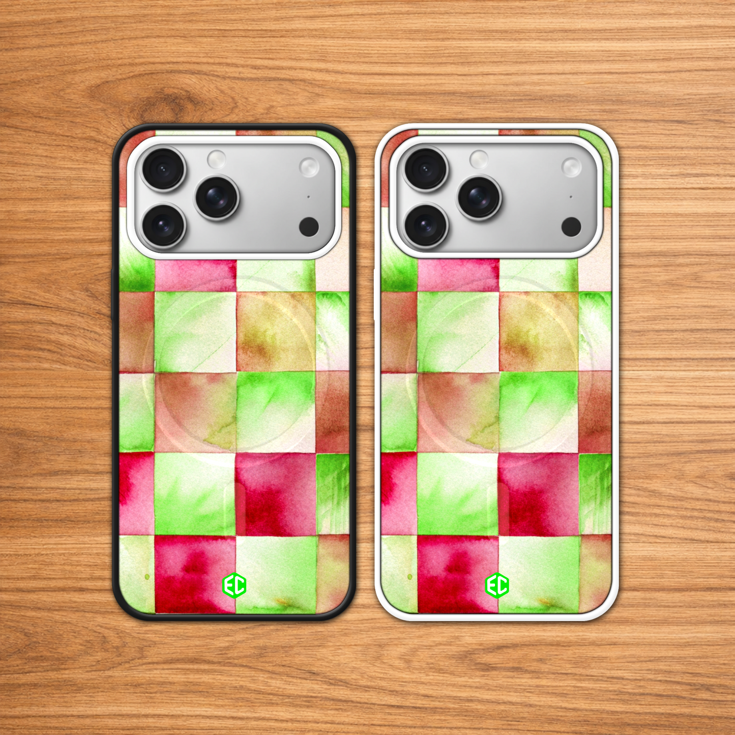Water Color Check – Watermelon