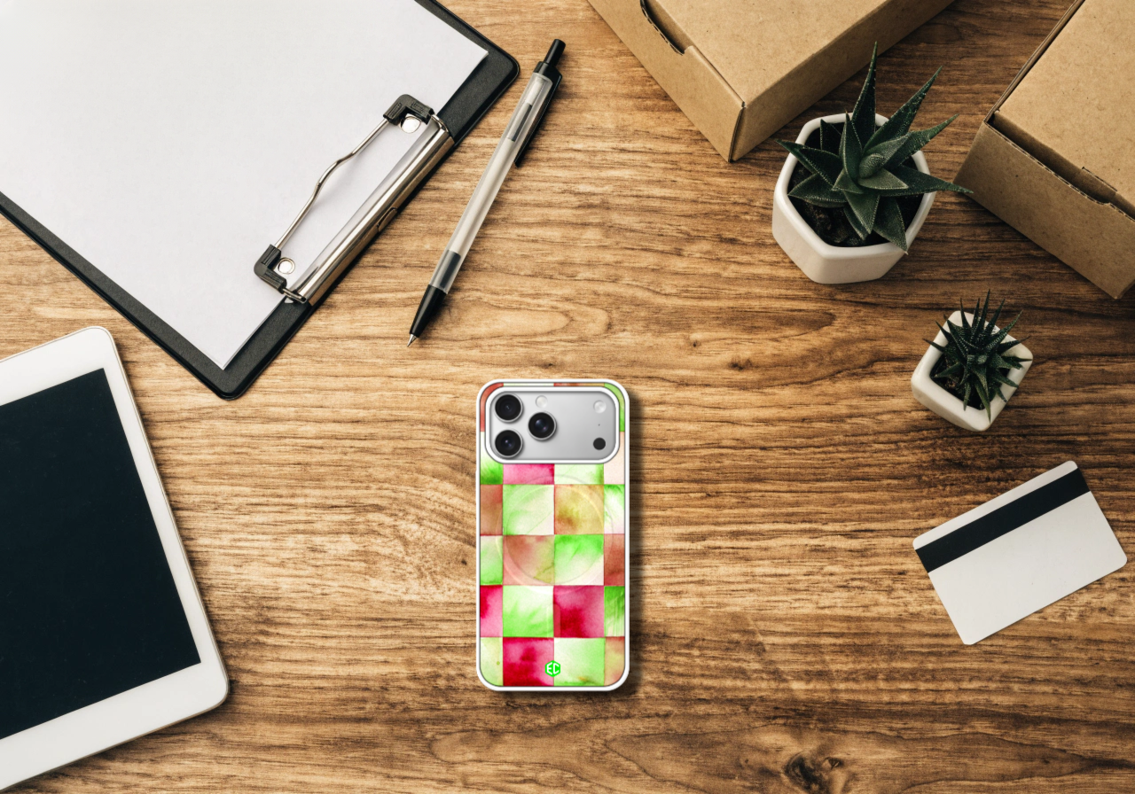 Water Color Check – Watermelon