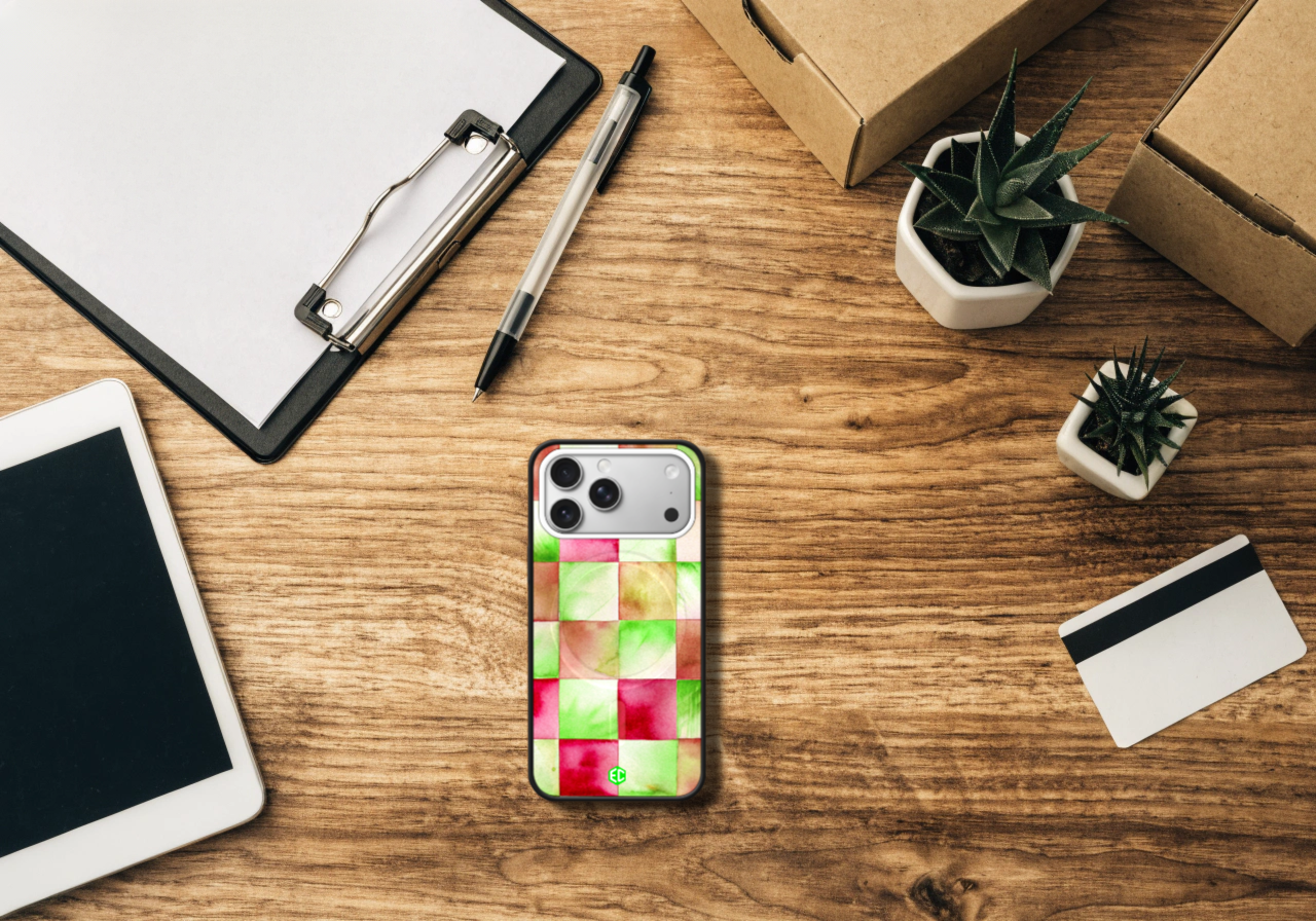 Water Color Check – Watermelon