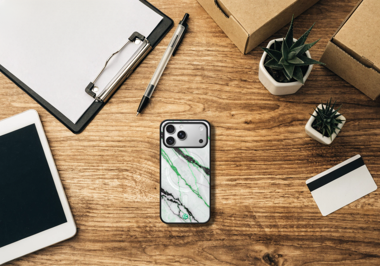 Cracked Marble – Ivy Glow
